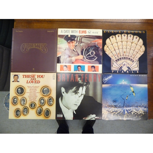 189 - Vinyl records, mainly rock n pop 