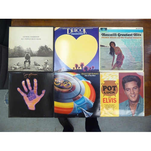 189 - Vinyl records, mainly rock n pop 