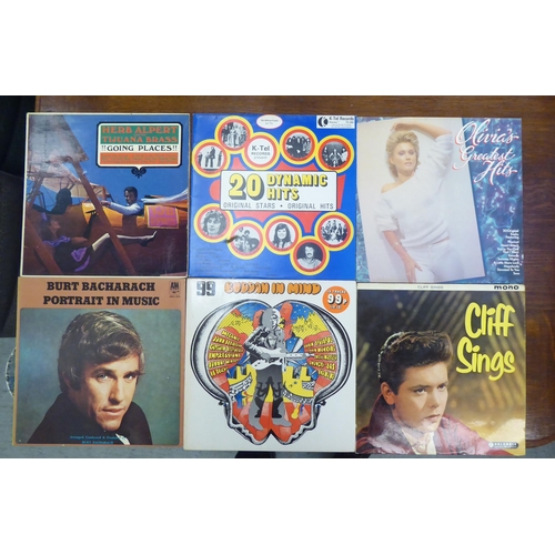 189 - Vinyl records, mainly rock n pop 