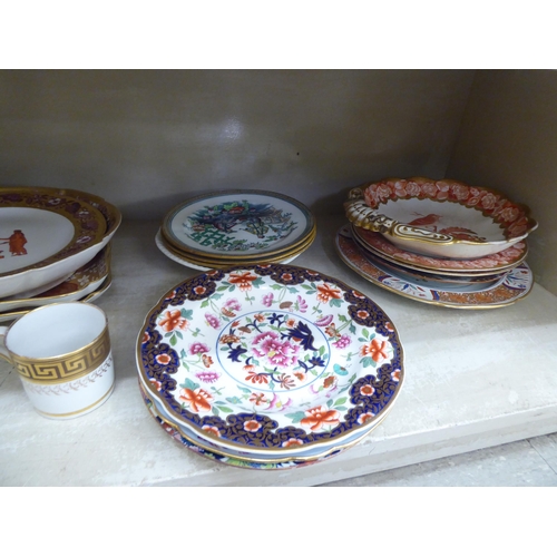 191 - Miscellaneous, mainly 19thC Spode china coffee cans; tea cups, saucers and associated wares