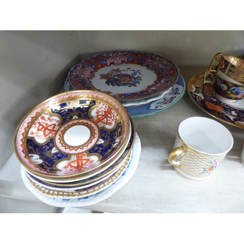 191 - Miscellaneous, mainly 19thC Spode china coffee cans; tea cups, saucers and associated wares