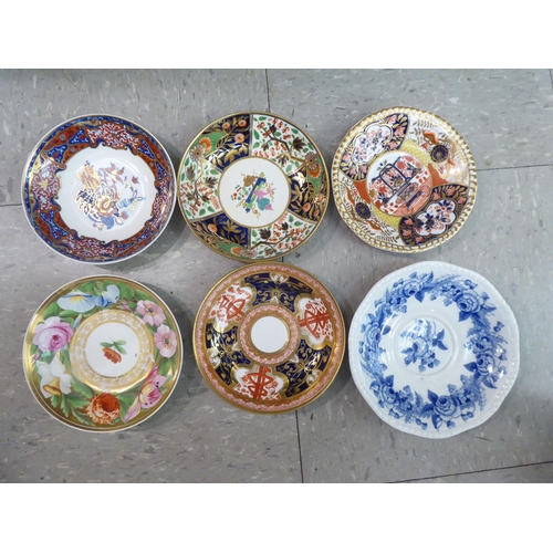 191 - Miscellaneous, mainly 19thC Spode china coffee cans; tea cups, saucers and associated wares