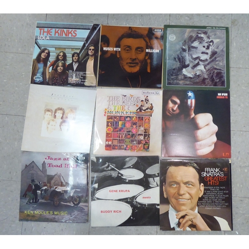 209 - Vinyl records, mainly rock 'n pop: to include The Links, Jonny Cash and The Monkees