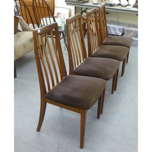 213 - A set of four G-Plan teak Fresco dining chairs 