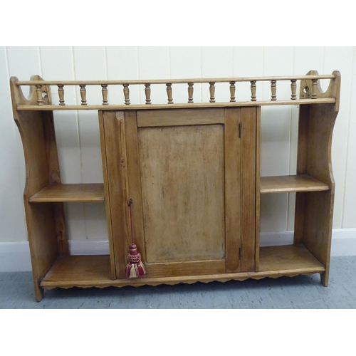 233 - Small furniture: to include a late Victorian pine chest with a hinged lid  14