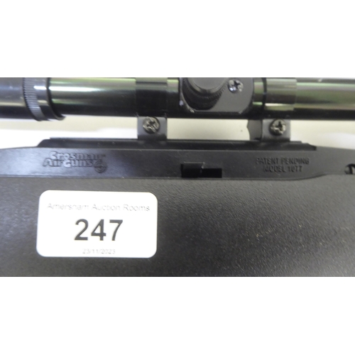 247 - A Crossman 0.177 calibre air rifle