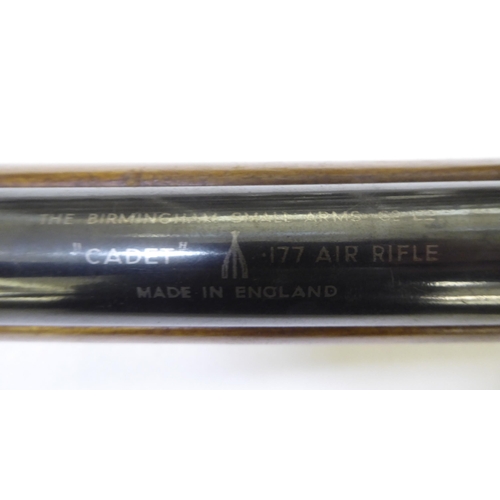 252 - A BSA Cadet 0.177 calibre air rifle