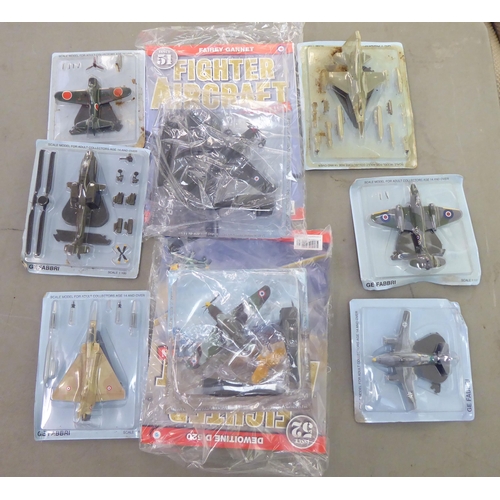 262 - Diecast models: to include a Fighter Aircraft Collection 'Spitfire'  boxed