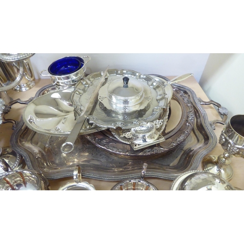 271 - EPNS and silver plated tableware: to include a three branch candlestick  14