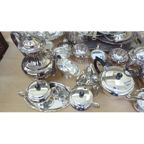 271 - EPNS and silver plated tableware: to include a three branch candlestick  14