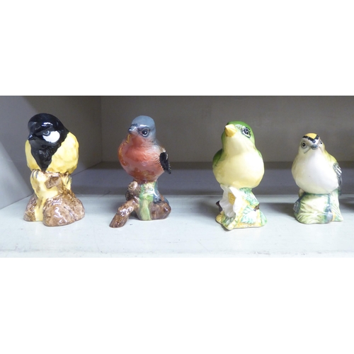 301 - Beswick hedgerow china bird ornaments: to include 'Stonechat'  3