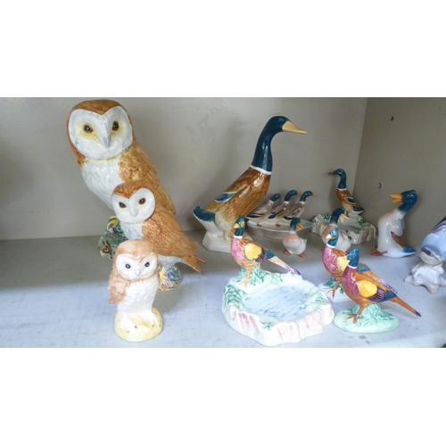 302 - Beswick, Goebel and other china bird, duck and grouse ornaments  approx. 3