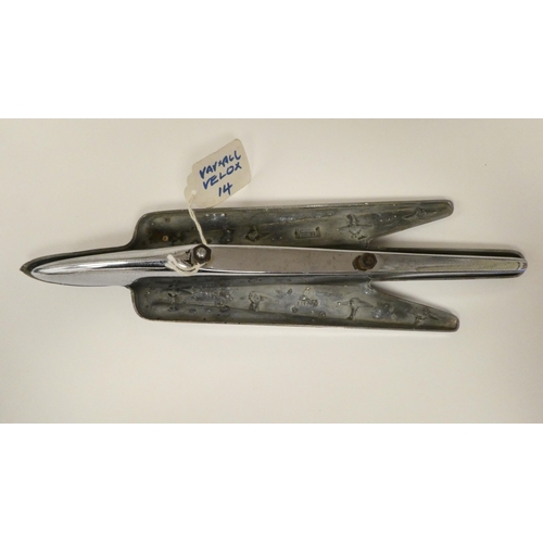 70 - Three various cast metal car mascots