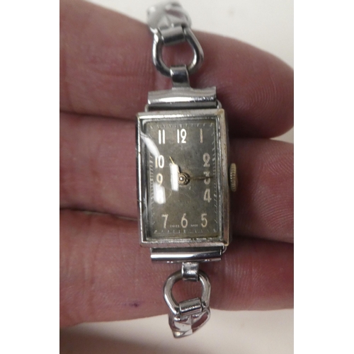 75 - Eight variously cased and strapped ladies wristwatches