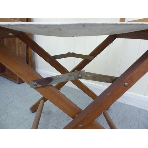 94 - Small furniture: to include two early 20thC beech framed, twin bar back bedroom chairs