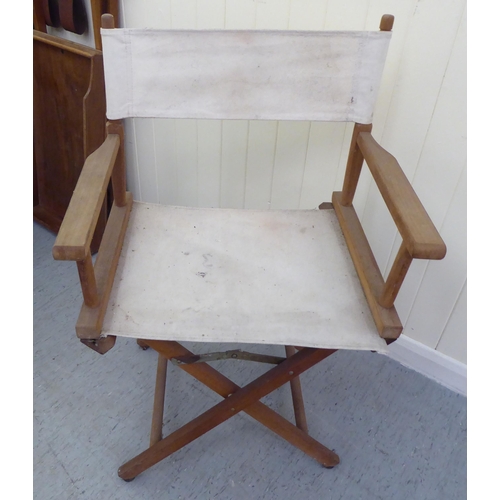 94 - Small furniture: to include two early 20thC beech framed, twin bar back bedroom chairs