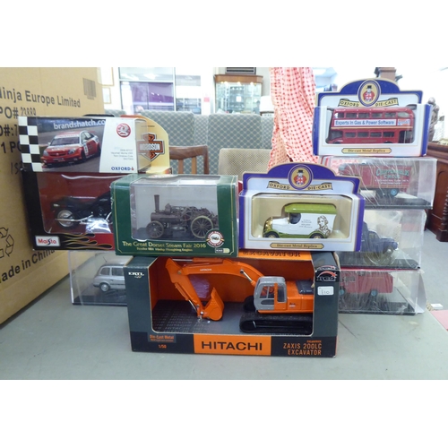 263 - Diecast model vehicles: to include an Oxford haulage lorry  boxed