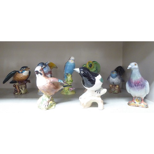 304 - Eight Beswick china bird ornaments: to include 'Lesser Spotted Woodpecker'  5