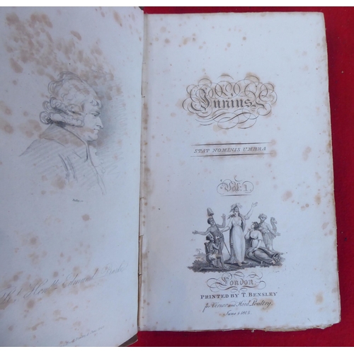 101 - Books: 'Junius'  New Edition  1805, in two volumes