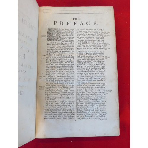 102 - Book: 'The Baronage of England' deduced by William Dugdale  1675, in one volume