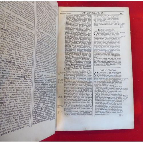 102 - Book: 'The Baronage of England' deduced by William Dugdale  1675, in one volume