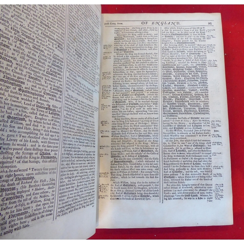 102 - Book: 'The Baronage of England' deduced by William Dugdale  1675, in one volume