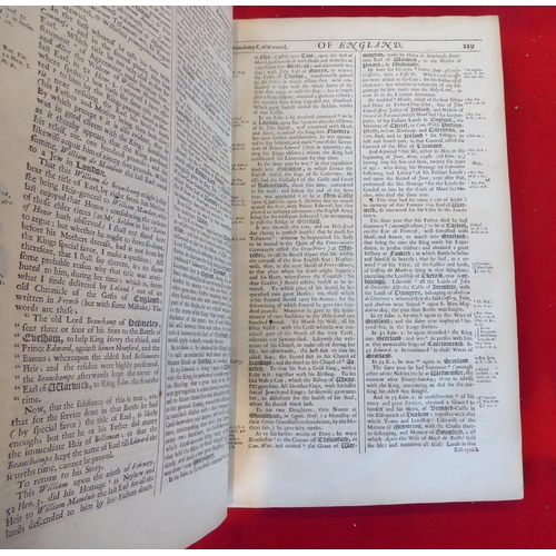 102 - Book: 'The Baronage of England' deduced by William Dugdale  1675, in one volume