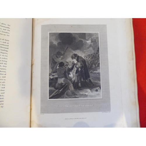 107 - Book: 'The Life of Lord Viscount Nelson, Duke of Bronte' by TO Churchill  1808, in one volume