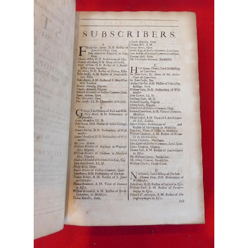 110 - Book: 'History of the Diocese of London' by R.Newcourt  1710, in one volume