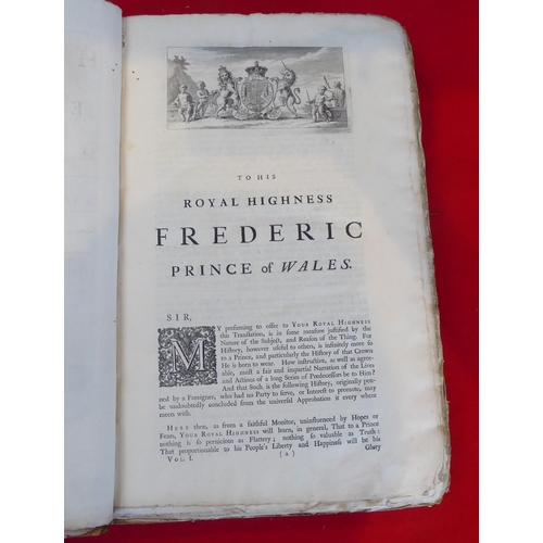 115 - Books: 'The History of England' by Mr Rapin de Thoyras  Second Edition  1732, in two volumes