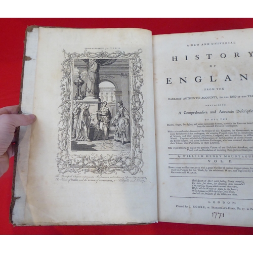 117 - Books: 'A History of England from the Earliest Authentic Accounts, to the End of the Year 1770' by W... 