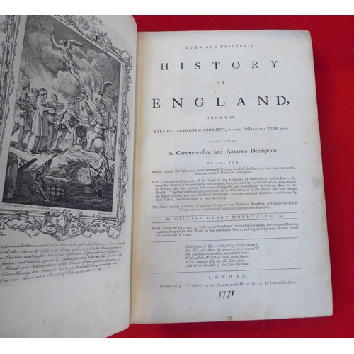 117 - Books: 'A History of England from the Earliest Authentic Accounts, to the End of the Year 1770' by W... 