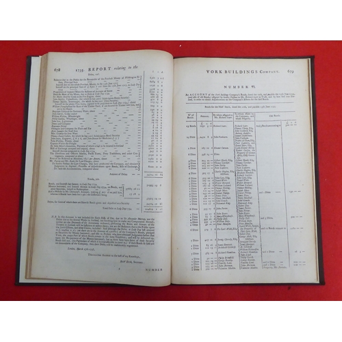 121 - Book: 'A 1733 Report from the Committee to whom the Petition of the Proprietors of the Stock of the ... 