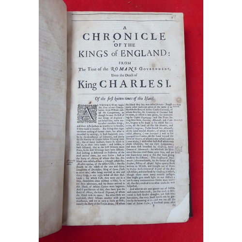 125 - Book: 'A Chronicle of the Kings of England' by Sir Richard Baker  1679, in one volume