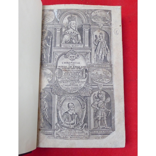 125 - Book: 'A Chronicle of the Kings of England' by Sir Richard Baker  1679, in one volume