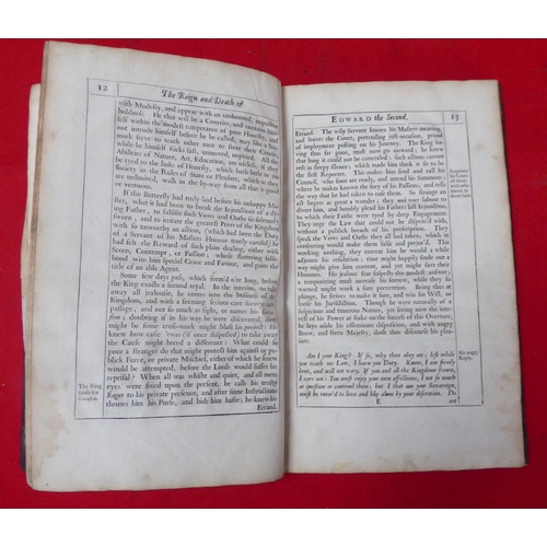 126 - Book: 'The History of the Life and Reign of Edward II' by EF to the Year 1627  later printed 1680, i... 