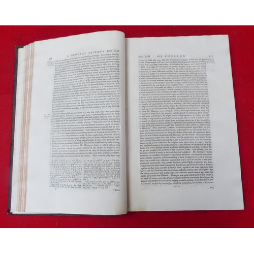 129 - Book: 'A General History of England' by Thomas Carte  1760, volume IV only