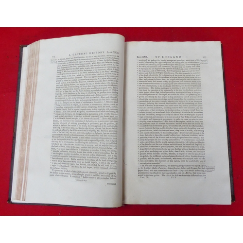 129 - Book: 'A General History of England' by Thomas Carte  1760, volume IV only