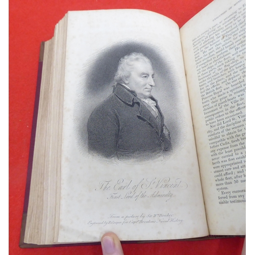 130 - Books: 'The Naval History of Great Britain' by Edward Pelham Brenton  1837, in two volumes