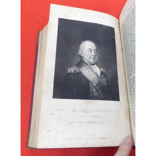 130 - Books: 'The Naval History of Great Britain' by Edward Pelham Brenton  1837, in two volumes