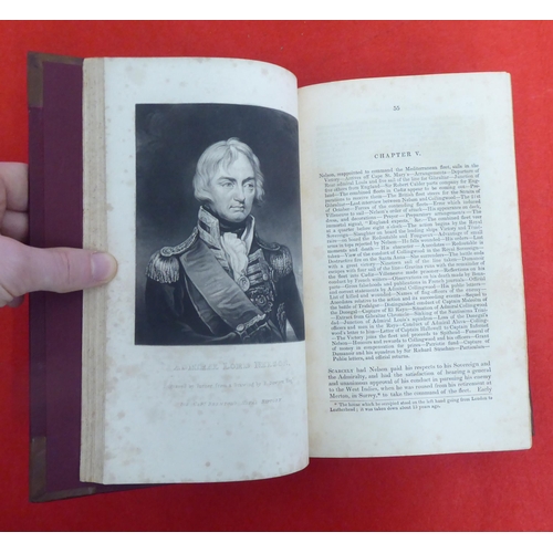 130 - Books: 'The Naval History of Great Britain' by Edward Pelham Brenton  1837, in two volumes