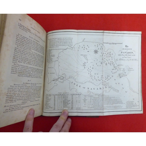 130 - Books: 'The Naval History of Great Britain' by Edward Pelham Brenton  1837, in two volumes