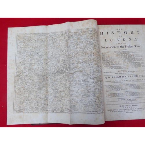 132 - Book: 'The History of London' by William Maitland  1772, volume three only