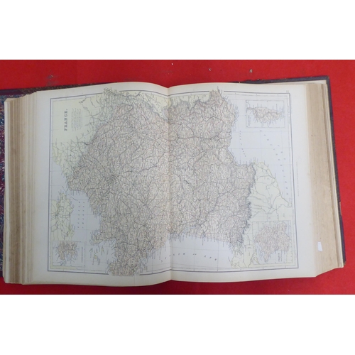 135 - Book: 'The Comprehensive Atlas and Geography of the World'  published by Blackie & Sun  London 1... 