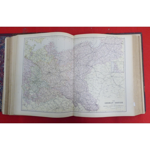 135 - Book: 'The Comprehensive Atlas and Geography of the World'  published by Blackie & Sun  London 1... 