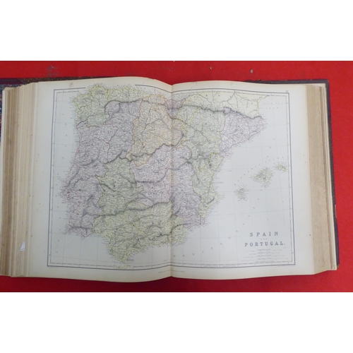 135 - Book: 'The Comprehensive Atlas and Geography of the World'  published by Blackie & Sun  London 1... 