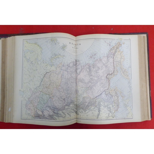 135 - Book: 'The Comprehensive Atlas and Geography of the World'  published by Blackie & Sun  London 1... 