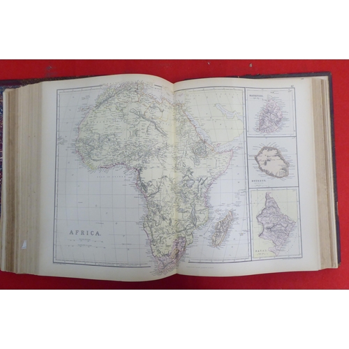 135 - Book: 'The Comprehensive Atlas and Geography of the World'  published by Blackie & Sun  London 1... 