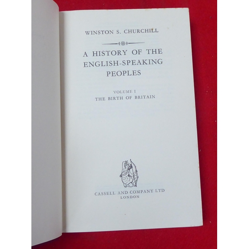 138 - Books: 'Winston S Churchill, A History of the English Speaking People'  1956, in three volumes