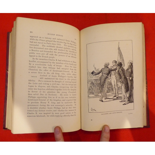 148 - Books: 'A History of Modern Europe' by CA Fyffe  1891, in three volumes